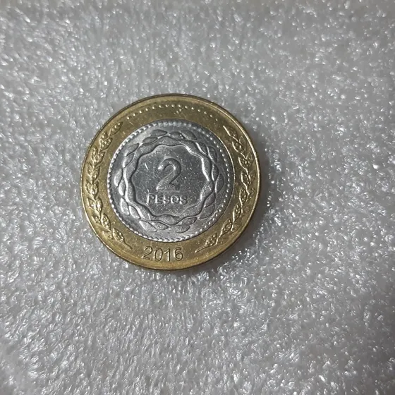 Moeda 2 Pesos Argentino 2016