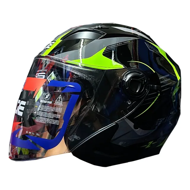 Casco Semi Integral Jaguar Thunder Edge Doble Visor
