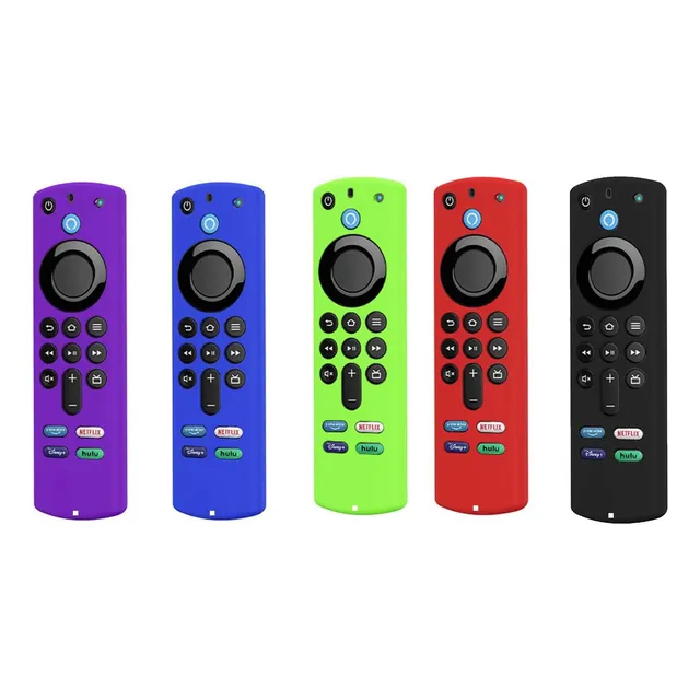 Paquete 10 Fundas Para Control Fire Tv Con Correa Silicona