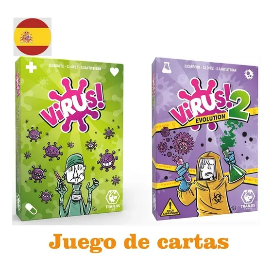 Virus Pack Juego De Mesa  + Extensión Virus 2.