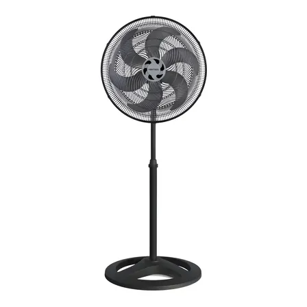 Ventilador De Coluna Turbo 6 Pás 40cm Premium Preto Ventisol 40 Cm 60 Hz Preto 220v Plástico 6