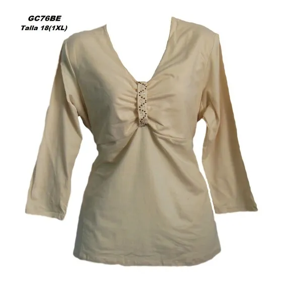 Blusas Plus Talla Grandes Blusones Camisas Stretch Moda Pña