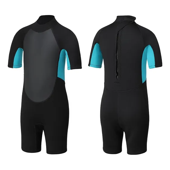 Traje De Baño Niños En Neopreno Natación Buceo Surf Talla 8 