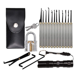 Kit De Ganzuas Profesionales 15 Pcs/candado/manual/linterna Kit De Ganzuas Profesionales 15 Pcs/candado/manual/linterna