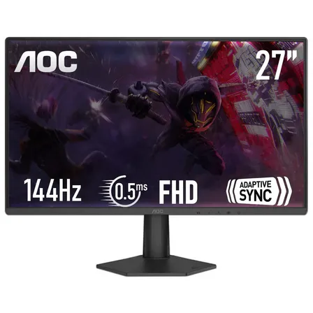 Monitor Gamer 27 AOC 27G50F 0.5ms 144Hz Full HD IPS LED HDMI DisplayPort Adaptive Sync