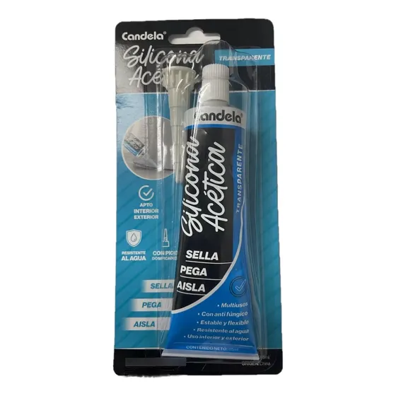 Sellador Acético Pomo Transparente Candela 85ml