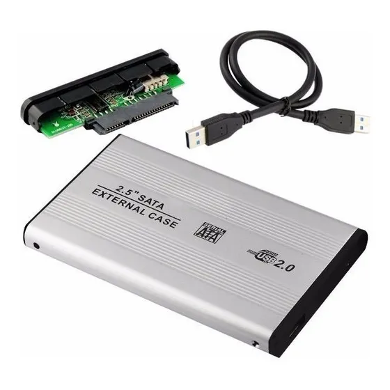 Case Externo Disco Duro Laptop Sata 2.5  A Usb Pc Caja Slim