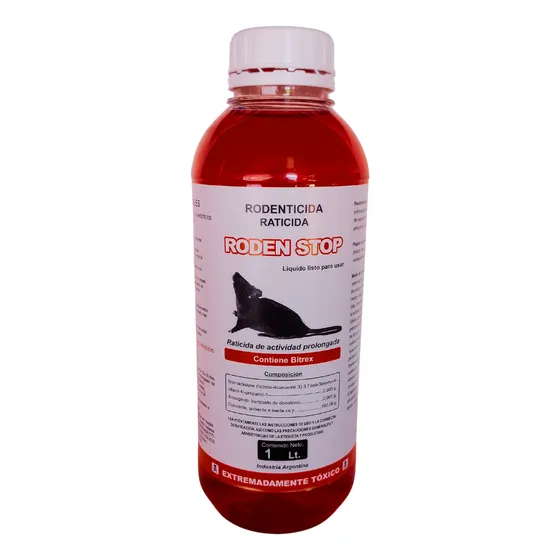 Raticida Rodenticida Líquido Monosódico X 1 Litro - El Mejor