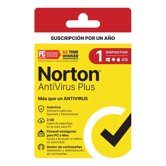 Norton AntiVirus Plus - 1 Dispositivo, 1 Año - Digital