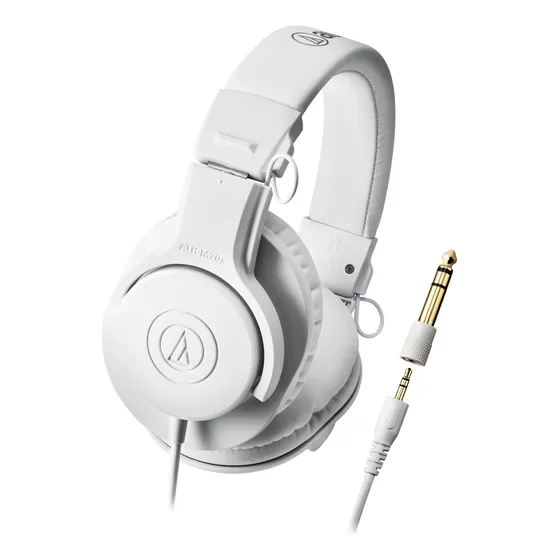 Fones De Ouvido Audio-technica Ath-m20x Brancos