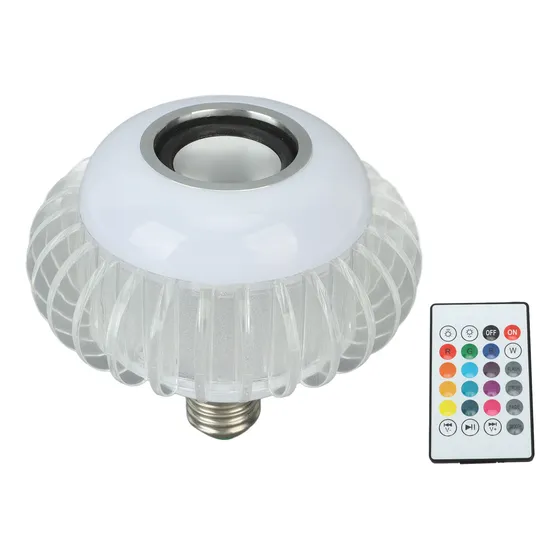 Altavoz Inalámbrico Con Bombilla Led Inteligente E26 E27 Rgb