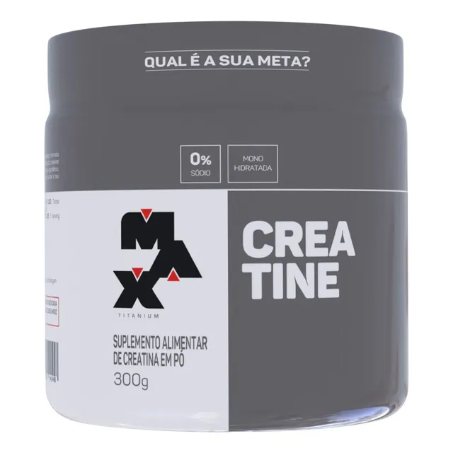 Creatina 300 Gr - Max Titanium Sabor Sem Sabor