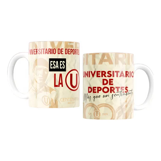 Tazas Universitario De Deportes Centenario