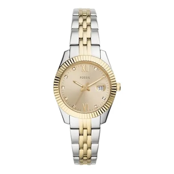 Fossil Scarlette - Reloj De Cuarzo De Acero