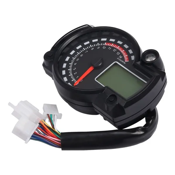 Tacometro Para Moto Digital Pantalla Lcd Universal 