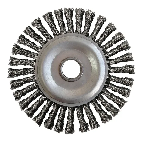 Cepillo Acero Trenzado Circular Para Amoladora Ø152mm Norton