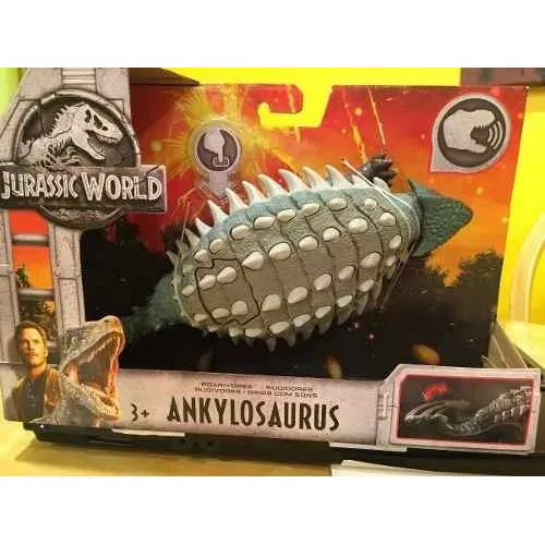 Figura de acción Anquilosauro FMM25 de Mattel Roarivores