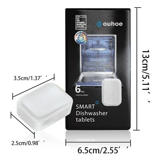 Pastilha Tablete Concentrado Lava Máq Lavar Louça 6un(6x20g)