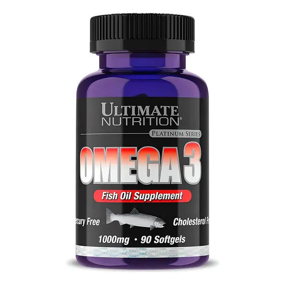 Omega 3 1000mg 90 Cápsulas Ultimate Nutrition Suplemento Antioxidante | Cuotas sin interés