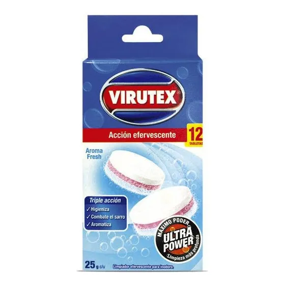 Virutex Tabletas Wc Quitasarro Efervescentes 12 Unid