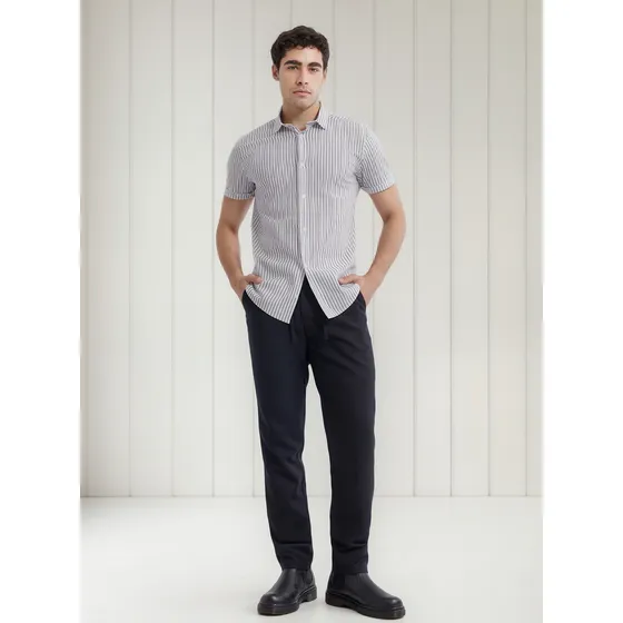 Pantalon Hombre Seven   Negro Viscosa 45070944-9909