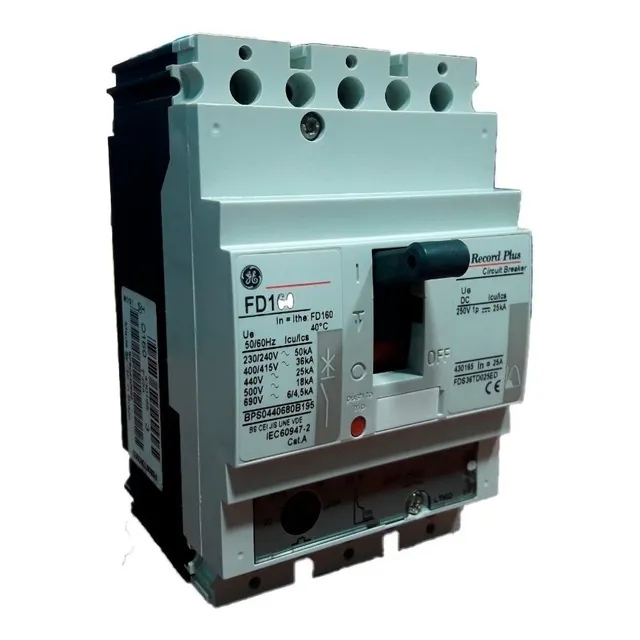 Breaker 3x25a Con Trip General Electric Fd160