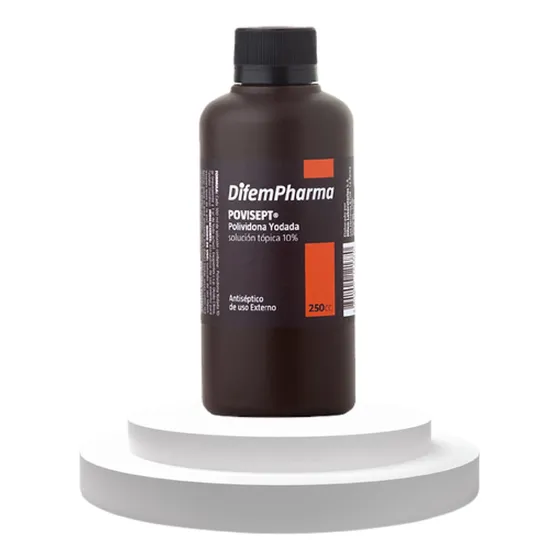 Povidona Yodada 10% Desinfecta Heridas 250ml Botiquín