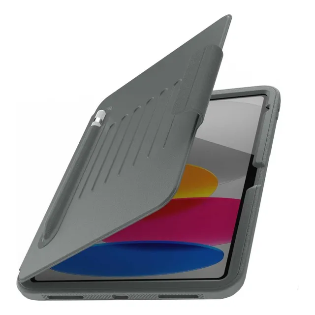 . Funda Tekku Flip Smartb Para iPad 10 De 10.9 Gris A2696 