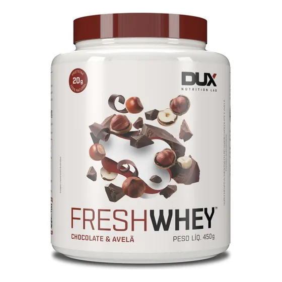 Novo Fresh Whey Conc Iso Hidrolisado 450g - Dux Nutrition