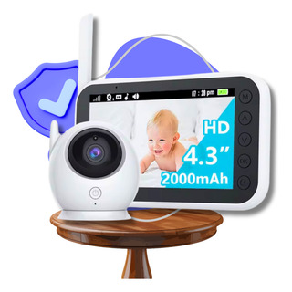 Babá Eletrônica Baby Monitor Abm100 4.3 Câmera Wi-fi Hd Babá Eletrônica Baby Monitor Abm100 4.3 Câmera Wi-fi Hd