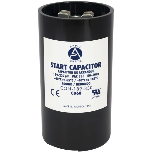 Condensador / Capacitor Para Lavadora Whirlpool 189/227uf