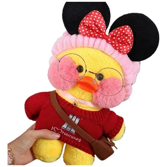 Paper Duck Lalafanfan, Patinho Com Acessórios 8 Peças