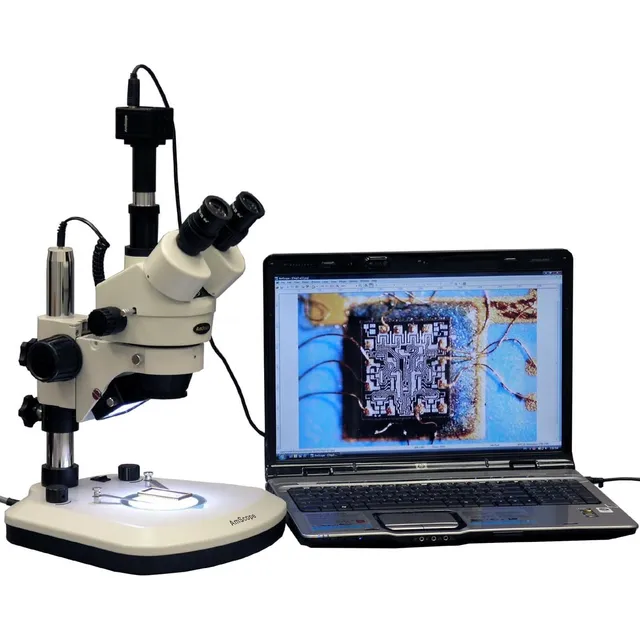 Microscopio Digital Profesional Trinocular 5m, Wh10x Oculare