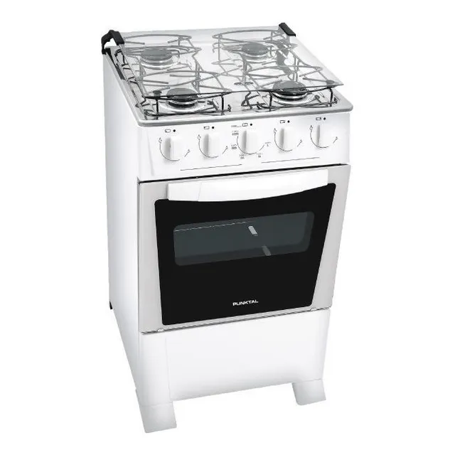 Cocina Punktal Pk-250c A Super Gas 4 Hornallas Blanca Kirkor