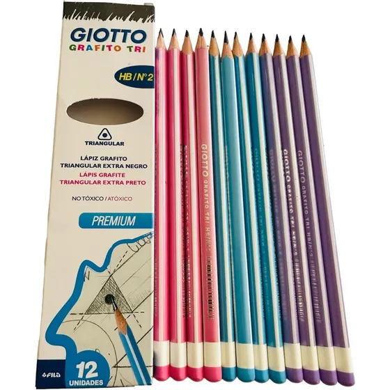 Lápiz Grafito Tri 12 Unidades Giotto