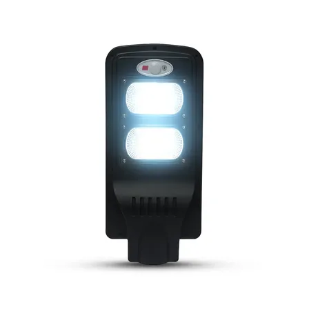 Luminaria LED Lampada Poste Energia Solar 60w 6500k Branco Frio Ip65 com Sensor de Movime…