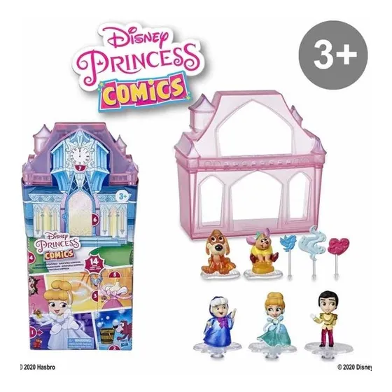 Castillo De Princesa Cenicienta  Con Personajes. 