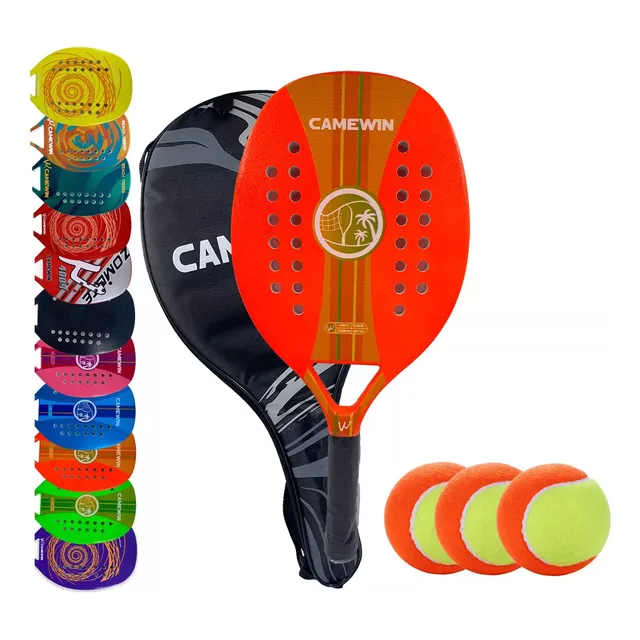 Raquete Beach Tennis Carbon Camewin Cores Models