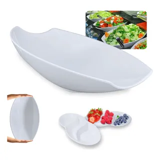 Kit Travessa 46cm Buffet Salada Funda+ 2 Petisqueiras 25,5cm Kit Travessa 46cm Buffet Salada Funda+ 2 Petisqueiras 25,5cm
