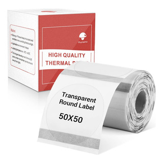 Phomemo M110 50 Mm Transparent Thermal Tags 1 Rollo Phomemo M110 50 Mm Transparent Thermal Tags 1 Rollo