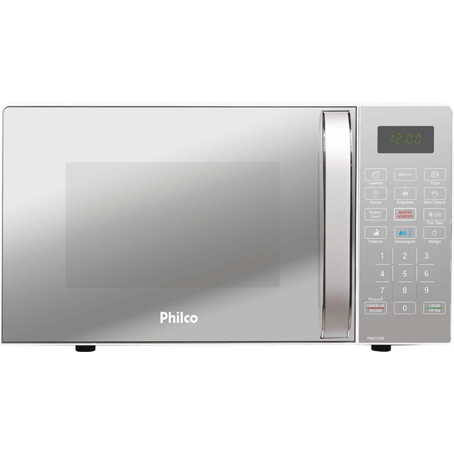 Micro-ondas Philco Pmo23eb Limpa Fácil 20l Potência De 1100w Cor Branco 127v Micro-ondas Philco Pmo23eb Limpa Fácil 20l Potência De 1100w Cor Branco 127v