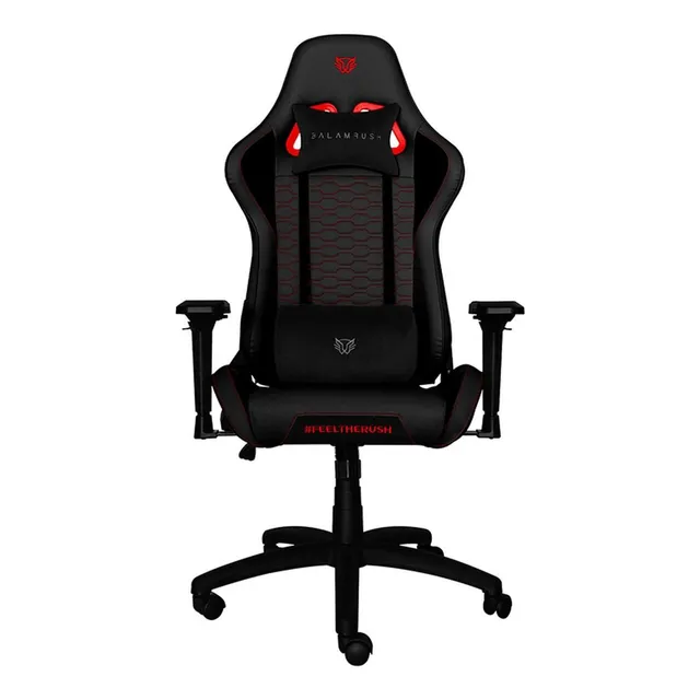 Silla de escritorio Balam Rush Thunder Rush V2 gamer ergonómica negra y roja
