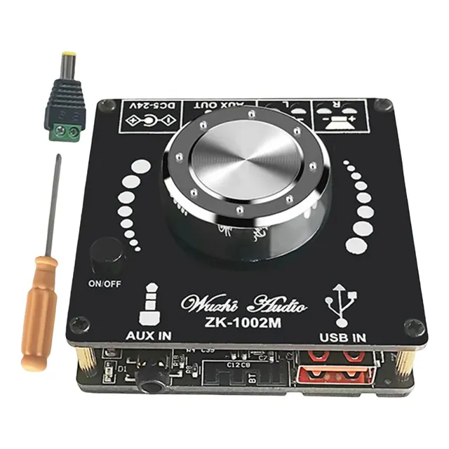 Placa De Amplificador De Audio Zk-1002m 2x100w De Doble