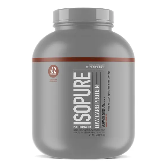 Suplemento En Polvo Isopure Low Carb Proteína Sabor Dutch Chocolate En Pote De 2.04kg