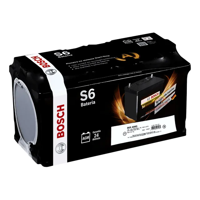 Bateria Bosch S6xa95d 95ah Agm Start Stop Cca 850ah Free Gts
