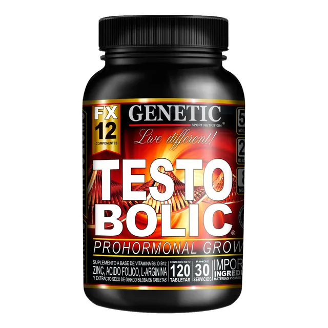 Testobolic Genetic Crecimiento Muscular Prohormonal Libido