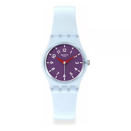 Reloj Swatch Powder Plum De Silicona Ll126