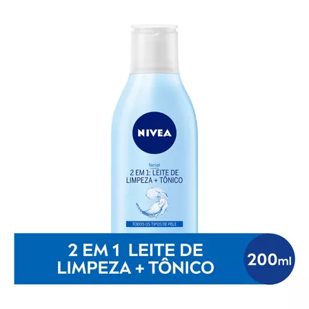 Loção 2 Em 1 Leite De Limpeza + Tônico Facial 200ml Nivea Tipo de pele Normal