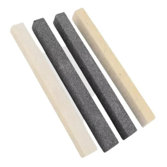 Kit 2 Pedras 2 Feltros Brunir Automotiva 3/8 X 3/8 X4´´
