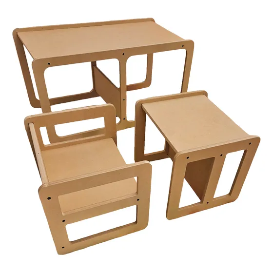 Mesa Y 2 Sillas Clasica Infantil